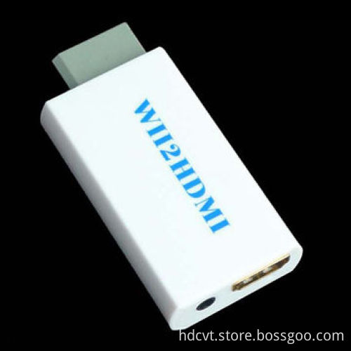 HDMI Adapter for Nintendo's Wii 2, Supports Plug-and-play Function